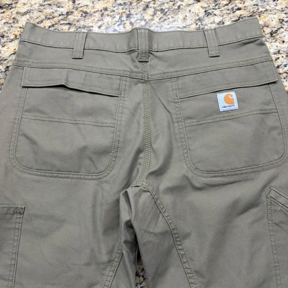 Carhartt Full Swing Relaxed Fit Canvas Work Pants Mens 36x30 Olive Green 102821